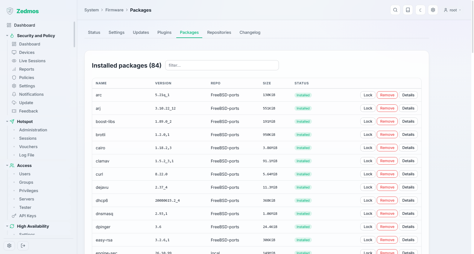 System: Packages